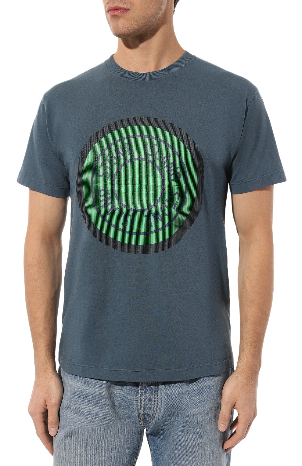 Хлопковая футболка STONE ISLAND, арт. 75152NS89, фото 3
