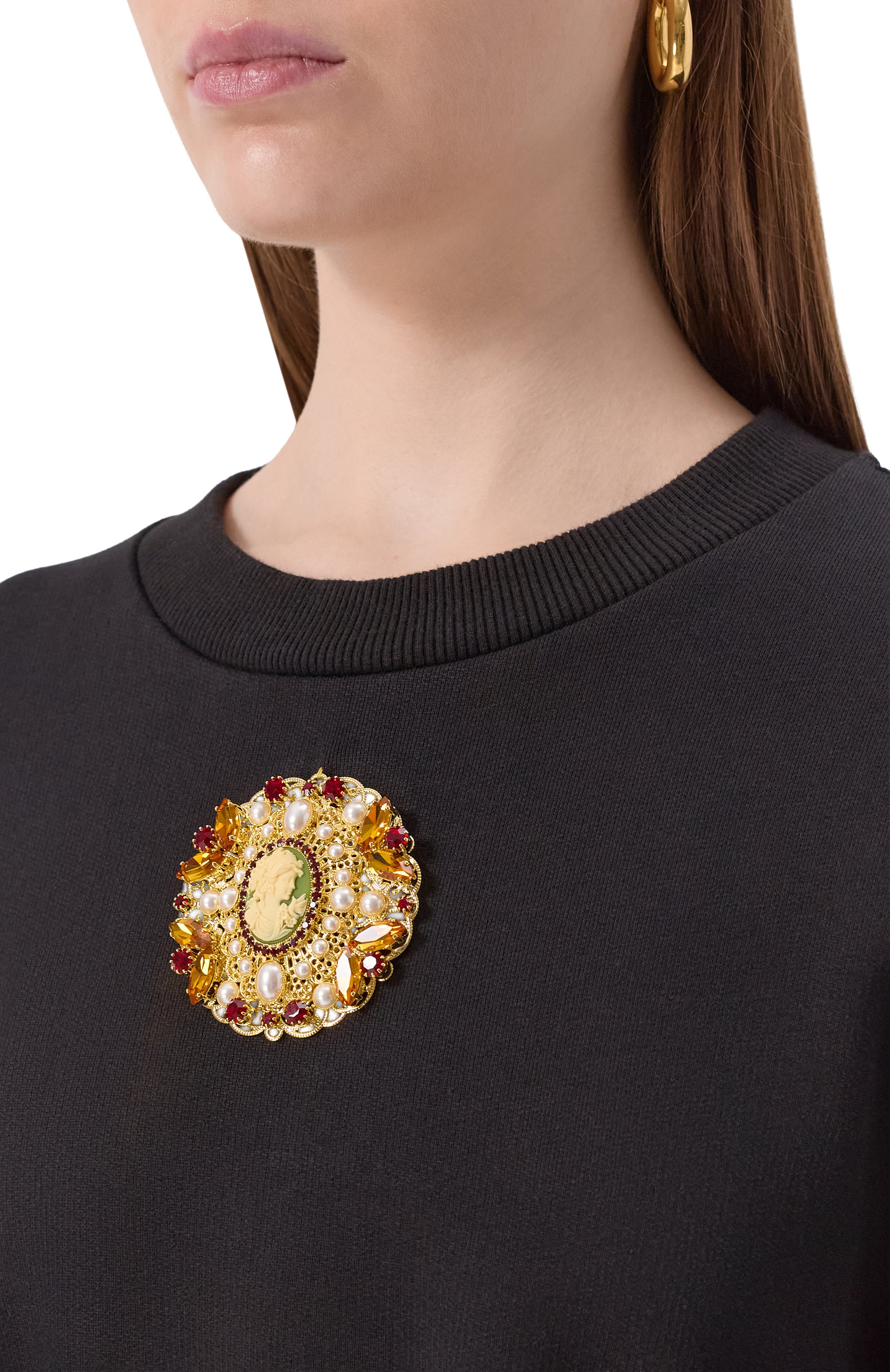 Хлопковый свитшот DOLCE & GABBANA, арт. F9S81Z/HU7DU, фото 5