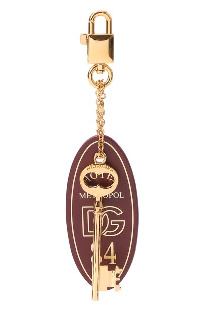 Брелок DOLCE & GABBANA бордового цвета по цене 49950 руб., арт. BI3479/A0500, фото 2 Брелок DOLCE & GABBANA, арт. BI3479/A0500, фото 2