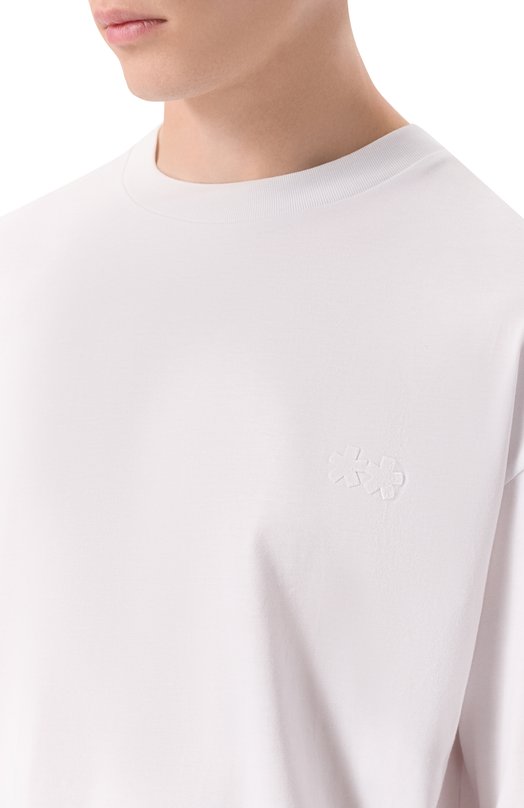 Хлопковая футболка Comme des Fuckdown CFABW01509 Белый  CFABW01509 Фото 5