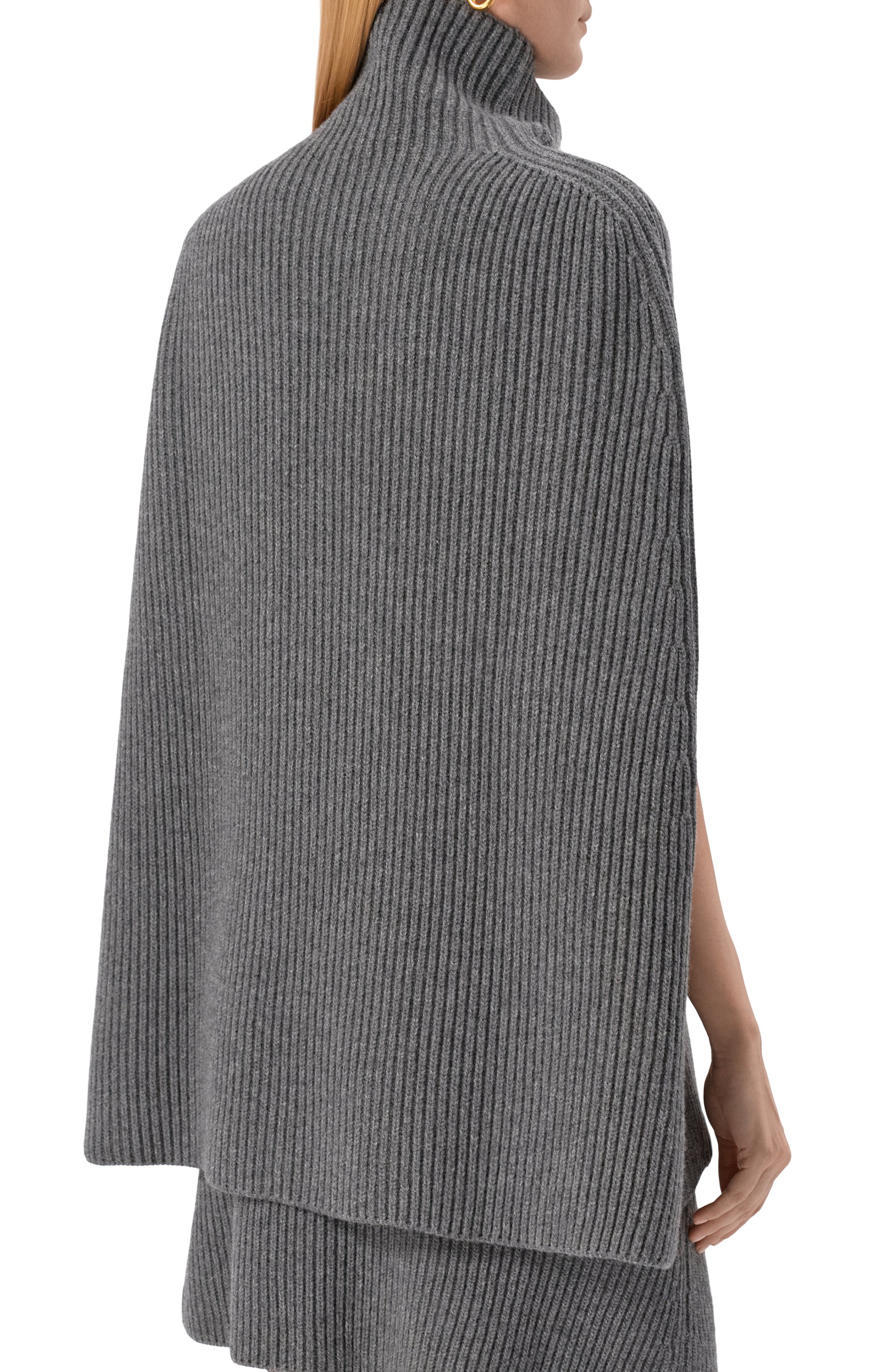 Шерстяное пончо JIL SANDER, арт. J02ZZ0146/J14511, фото 4