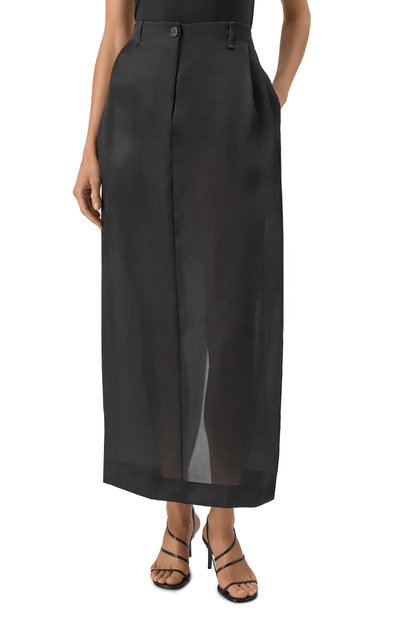 Шелковая юбка KHAITE, арт. 41493002/LUCIAN, фото 3