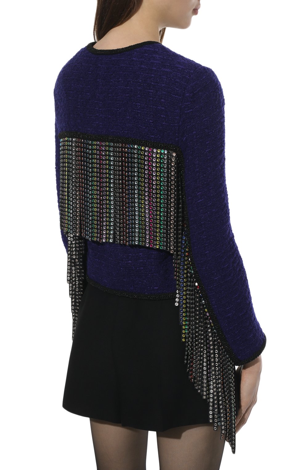 Жакет из шерсти и шелка SAINT LAURENT, арт. 678431/Y7D30, фото 4