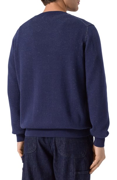 Хлопковый джемпер BRUNELLO CUCINELLI, арт. M29708700P, фото 4