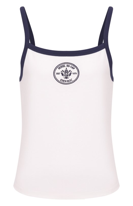 Хлопковая майка Sporty & Rich x Hotel du Cap-Eden-Roc Sporty and Rich T007960666WH50_001 Белый T007960666WH50_001