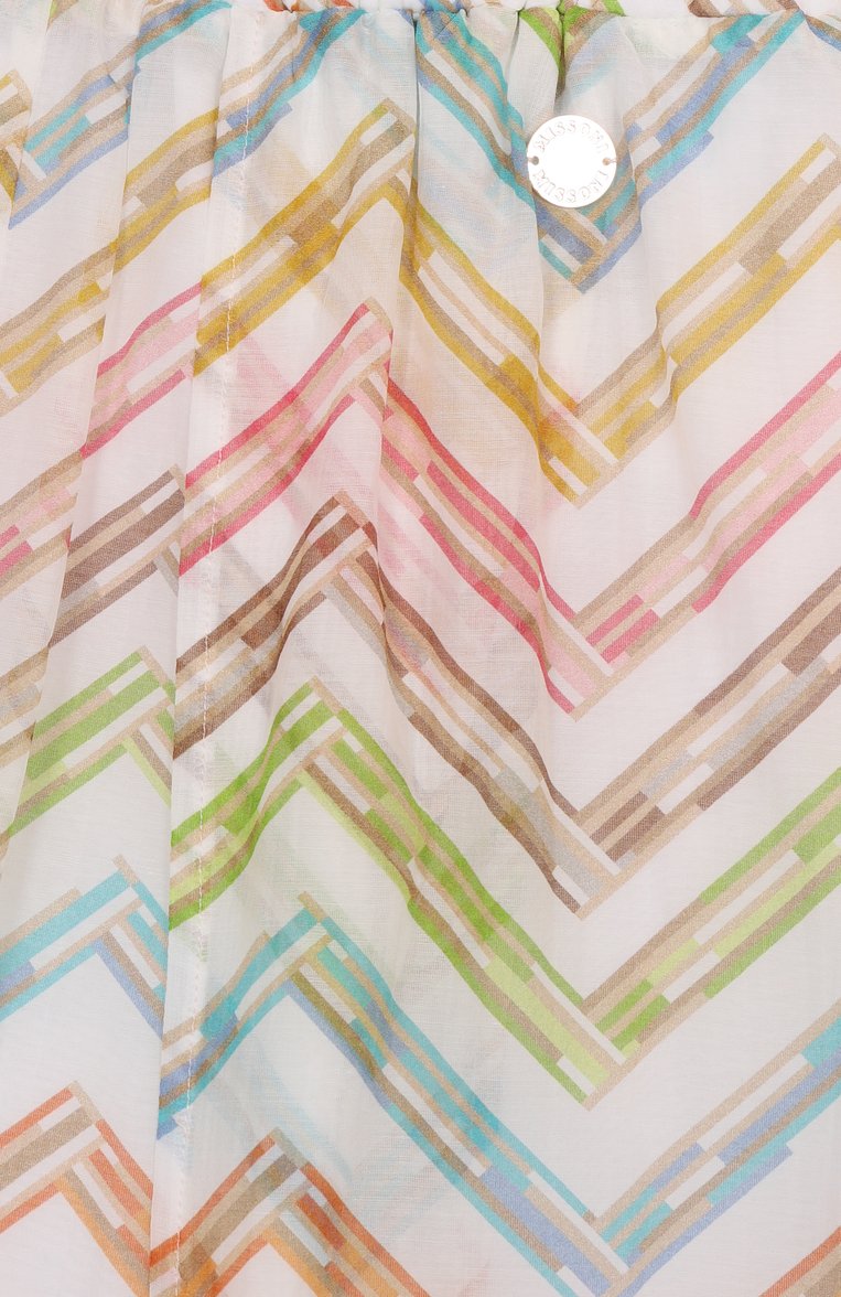Детские брюки из хлопка и шелка MISSONI разноцветного цвета, арт. MW6C40/K0235/12-16 | Фото 3 (Нос: Не проставлено; Материал внешний: Хлопок; Случай: Повседневный; Автоматизация состава: Проставлено; Ростовка одежда: 12 лет | 152 см, 13 - 15 лет | 158 см)