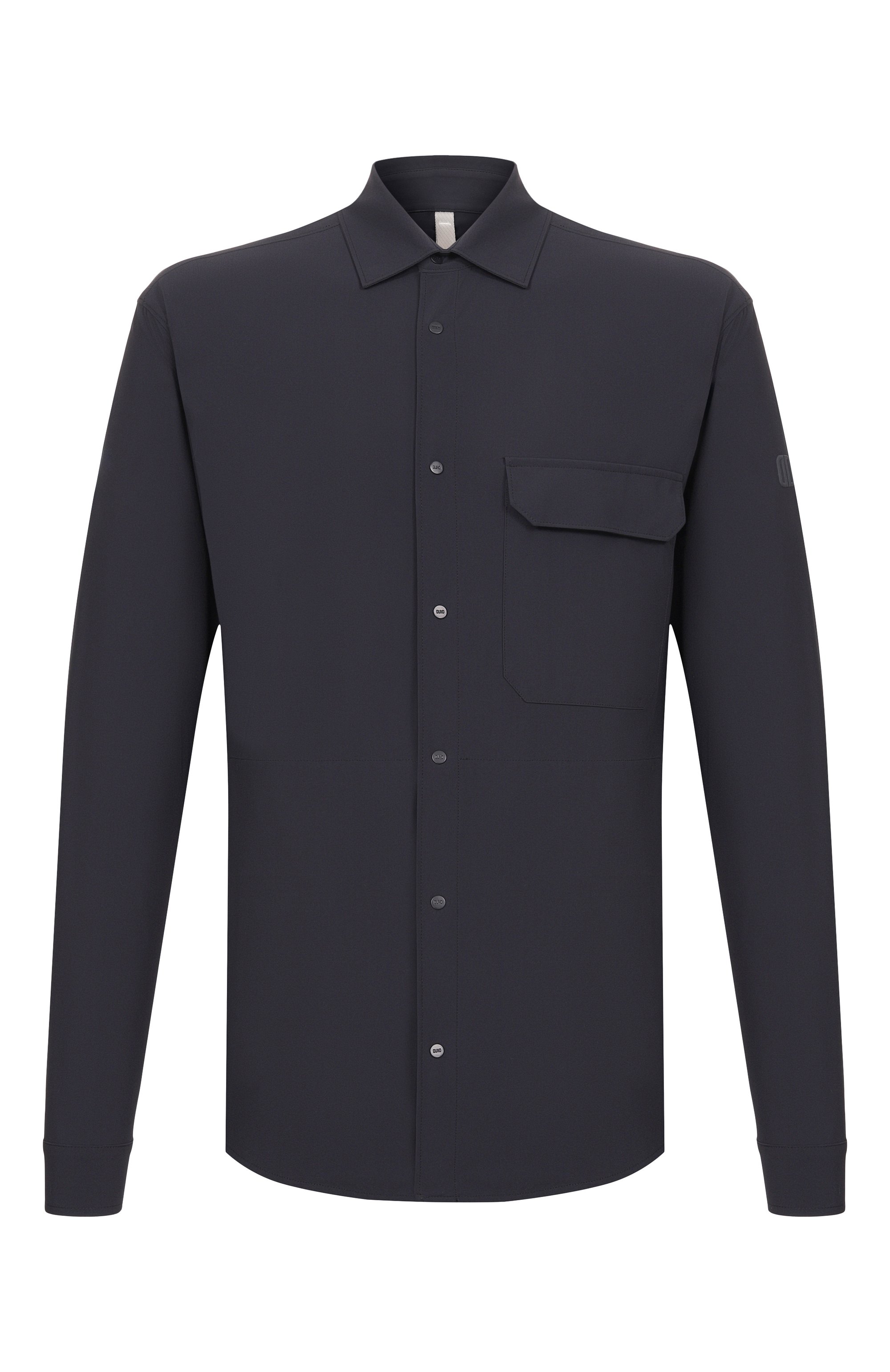 Куртка-рубашка DUNO темно-синего цвета по цене 38200 руб., арт. R0NAN/TREVI, фото 1 Куртка-рубашка DUNO, арт. R0NAN/TREVI, фото 1