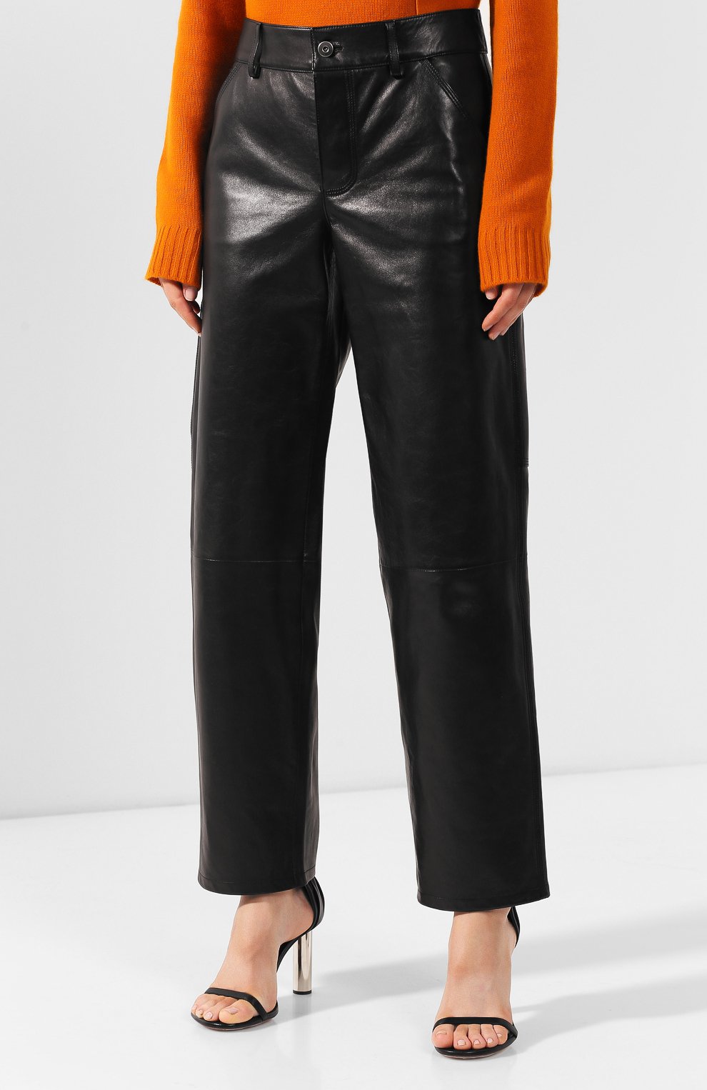 Кожаные брюки BOTTEGA VENETA, арт. 572073/VF3G0, фото 3