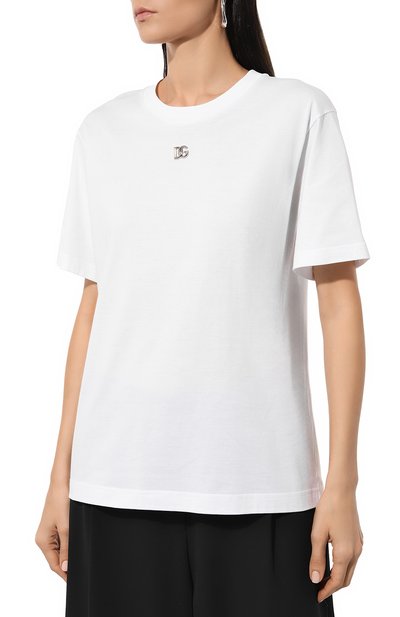 Хлопковая футболка DOLCE & GABBANA, арт. F8U04T/FU7EQ, фото 3