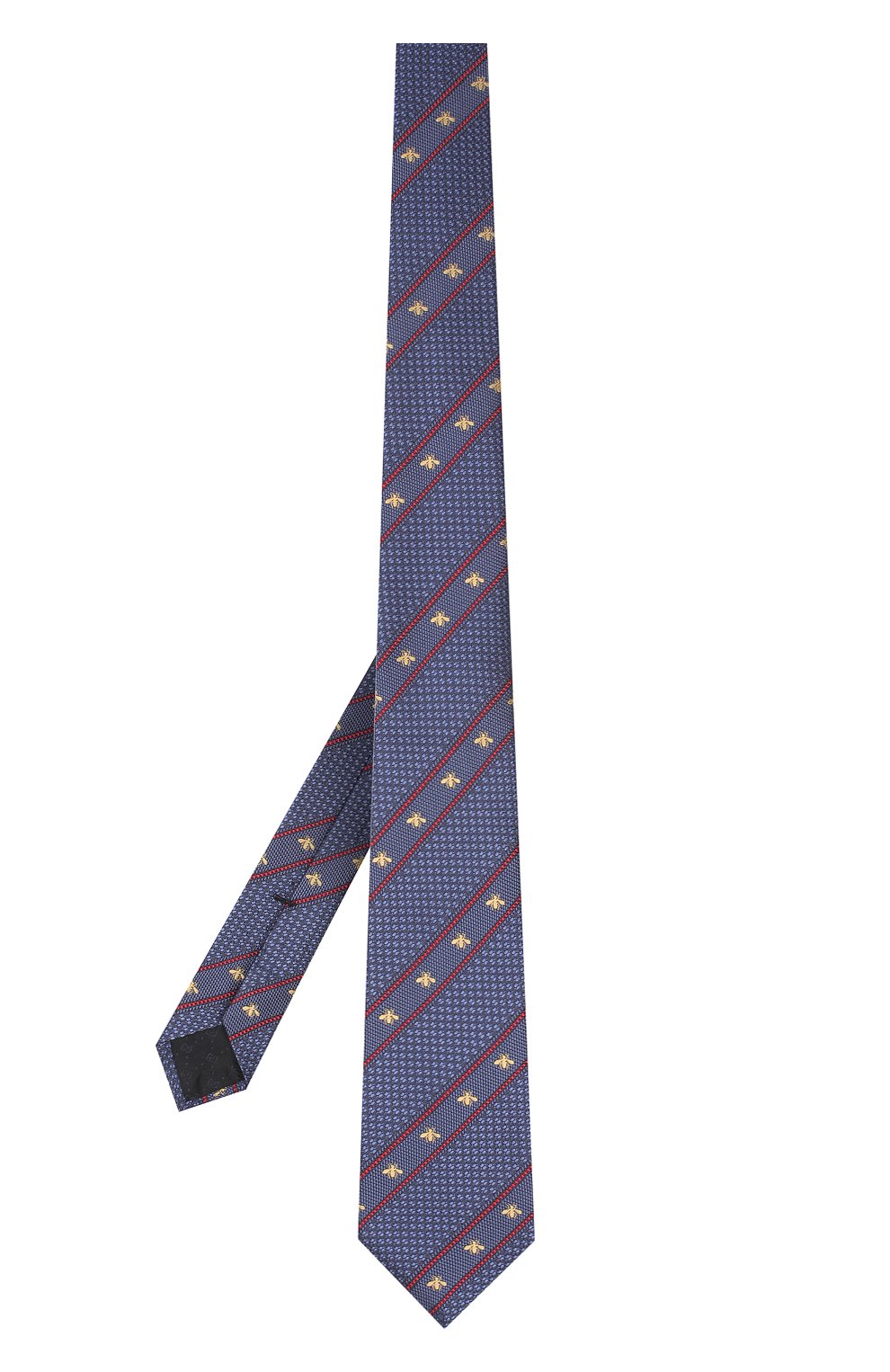 Шелковый галстук GUCCI синего цвета по цене 28800 руб., арт. 451528/4E002, фото 2 Шелковый галстук GUCCI, арт. 451528/4E002, фото 2