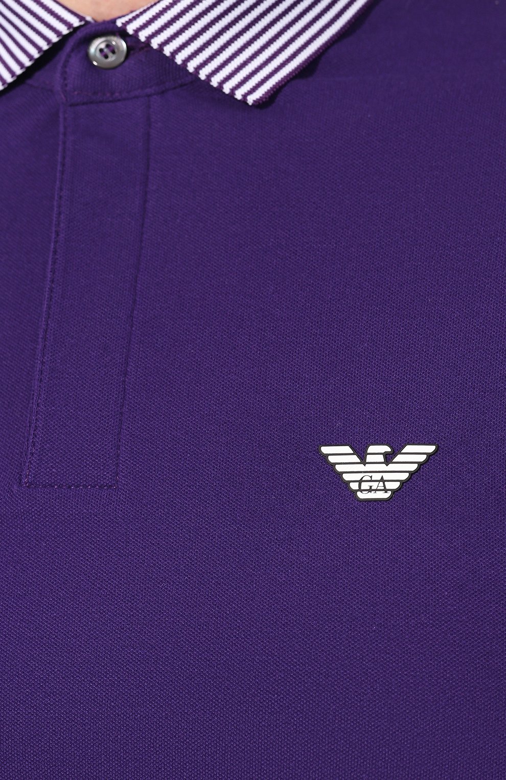 Хлопковое поло EMPORIO ARMANI, арт. 3H1F84/1J46Z, фото 5