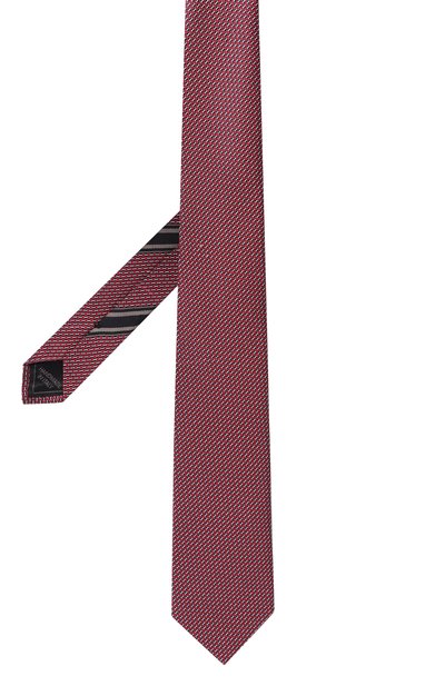 Шелковый галстук BRIONI бордового цвета по цене 34050 руб., арт. O61D00-PC465, фото 3 Шелковый галстук BRIONI, арт. O61D00-PC465, фото 3