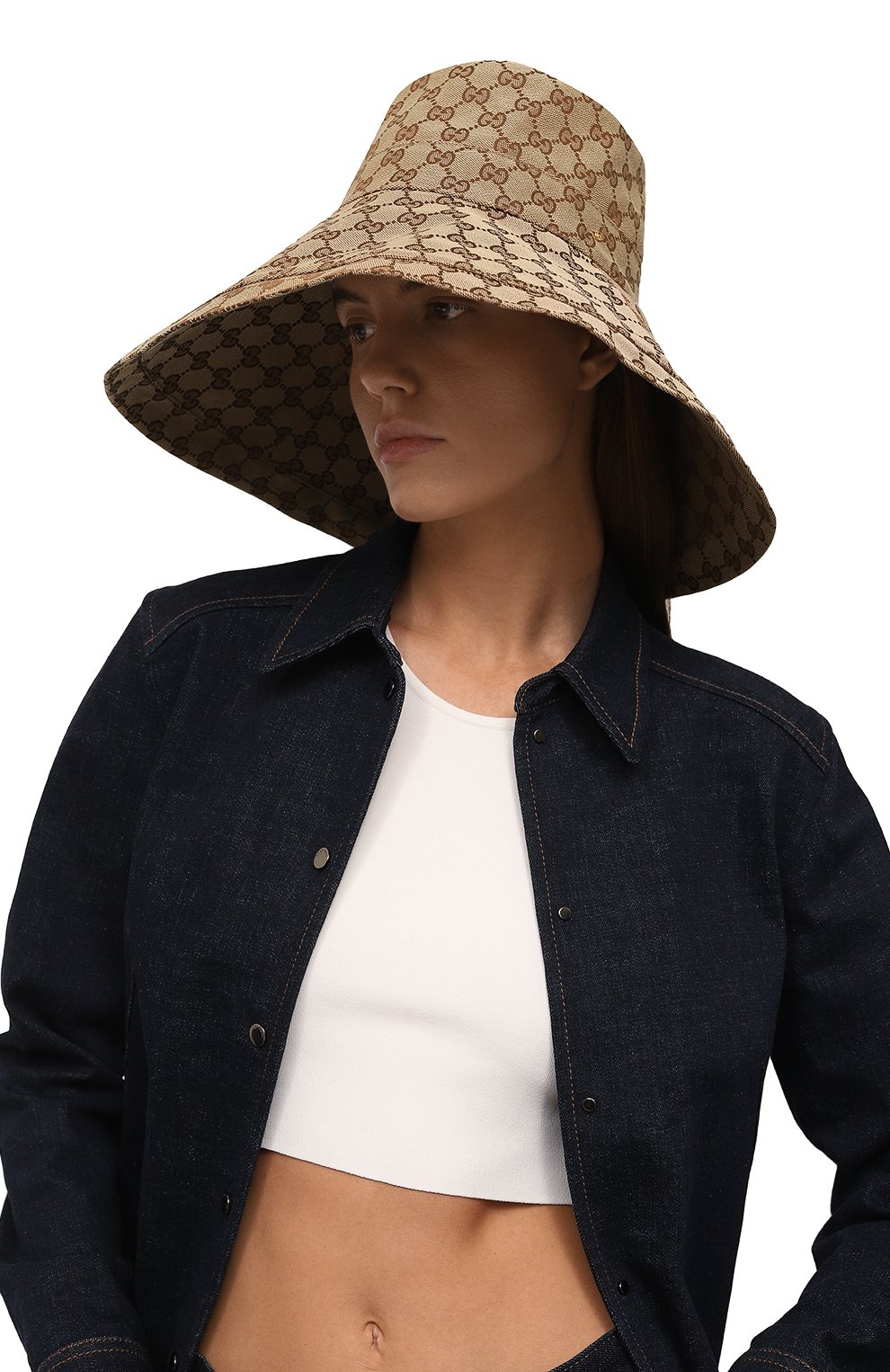 Шляпа GUCCI бежевого цвета по цене 74880 руб., арт. 631958 KQW00, фото 2 Шляпа GUCCI, арт. 631958 KQW00, фото 2