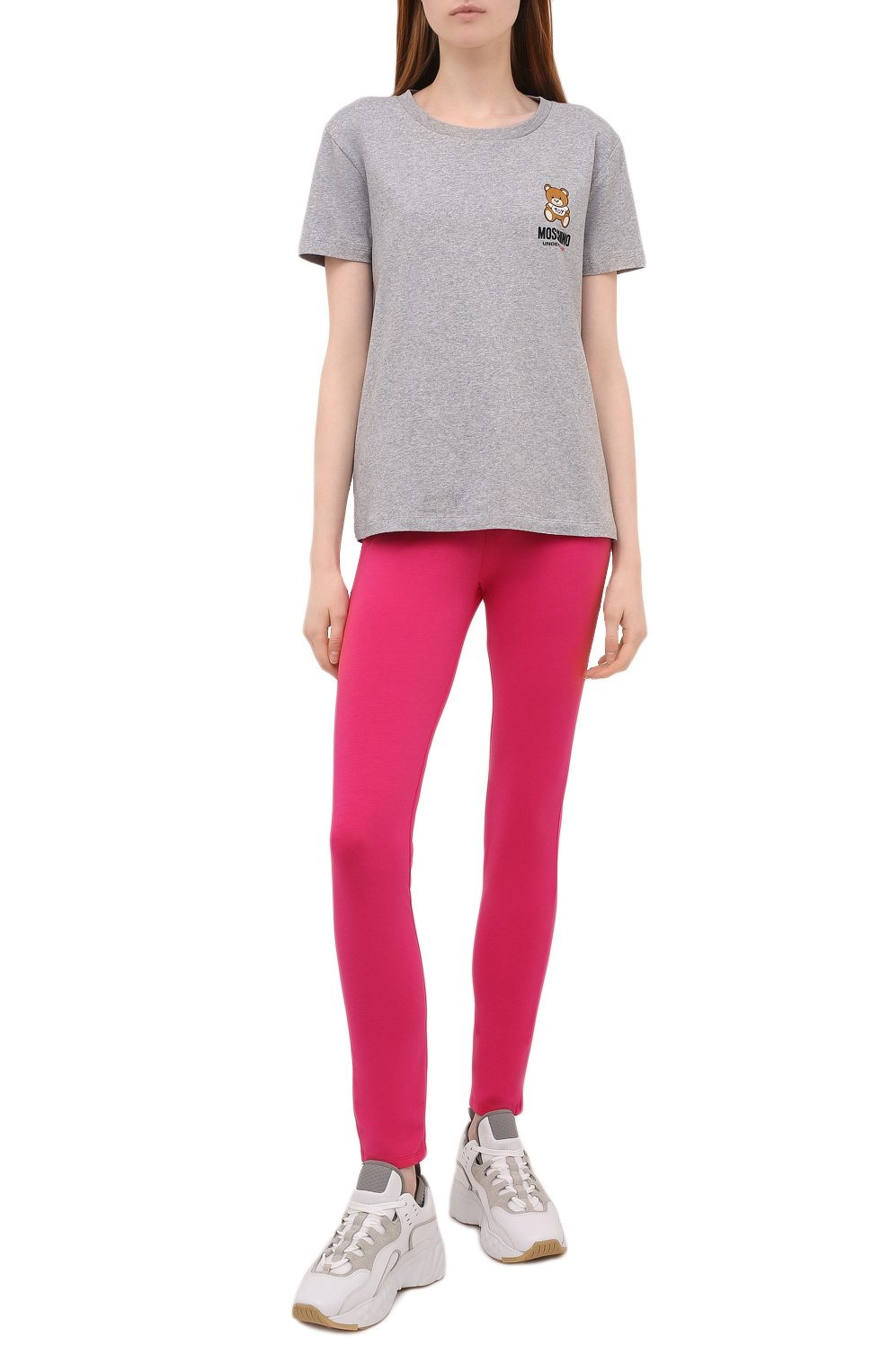 Хлопковые легинсы MOSCHINO, арт. A4311/9003, фото 2