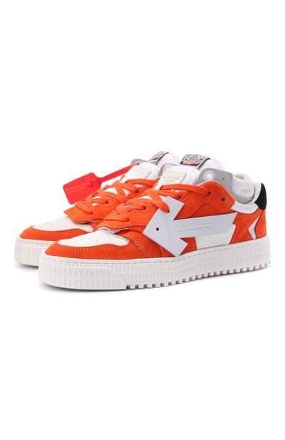 Комбинированные кеды off-court OFF-WHITE, арт. 0WIA181R21LEA0012001, фото 1