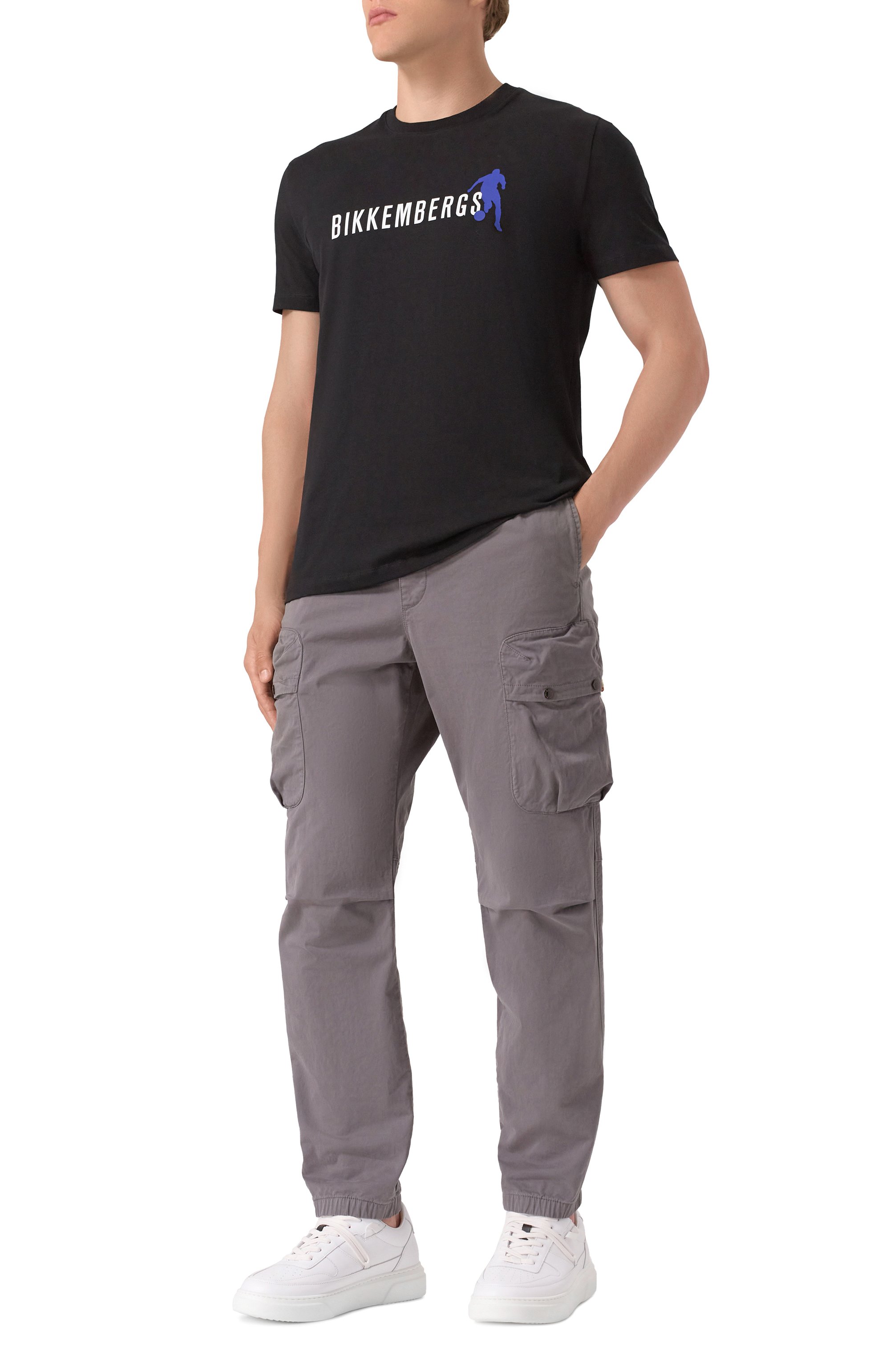 Хлопковая футболка DIRK BIKKEMBERGS, арт. BMT1237, фото 2