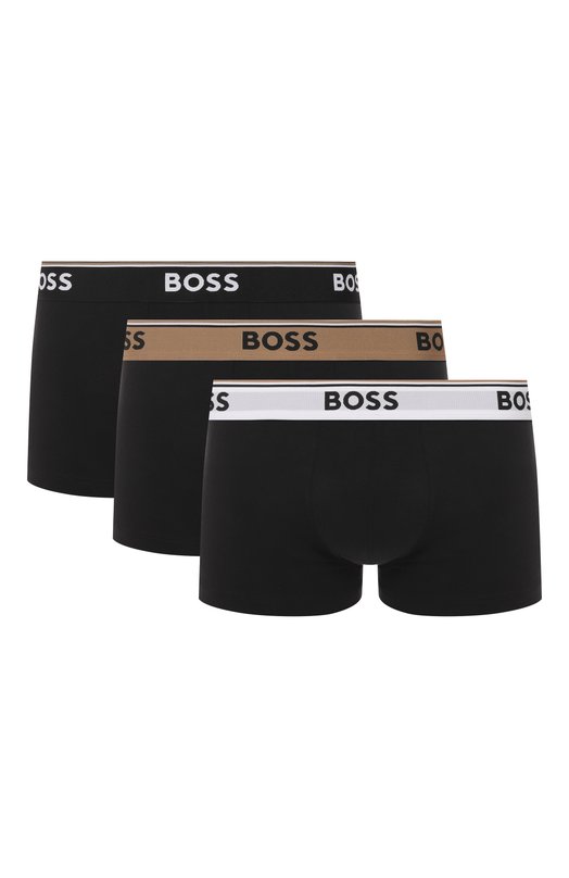 Комплект из трех боксеров BOSS 50531684 Чёрный 50531684