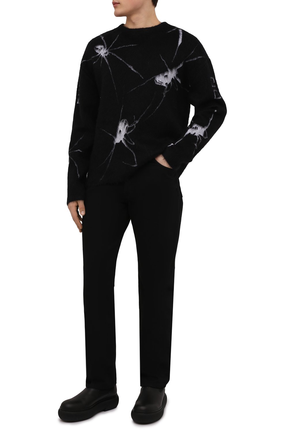 Свитер из шерсти и вискозы GIVENCHY, арт. BM90H24Y9B, фото 2