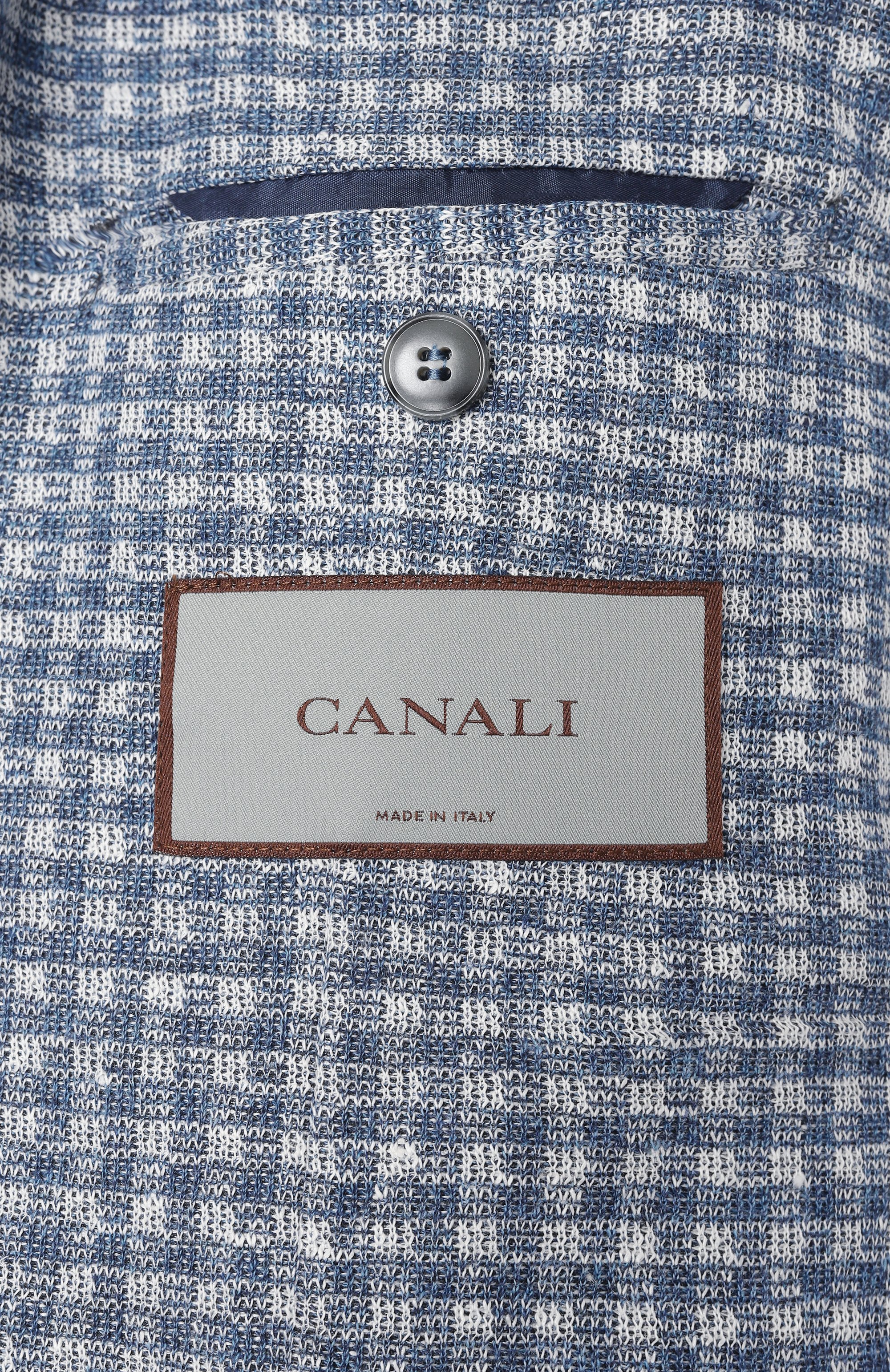 Пиджак изо льна и хлопка CANALI, арт. J0147/JJ02973, фото 9