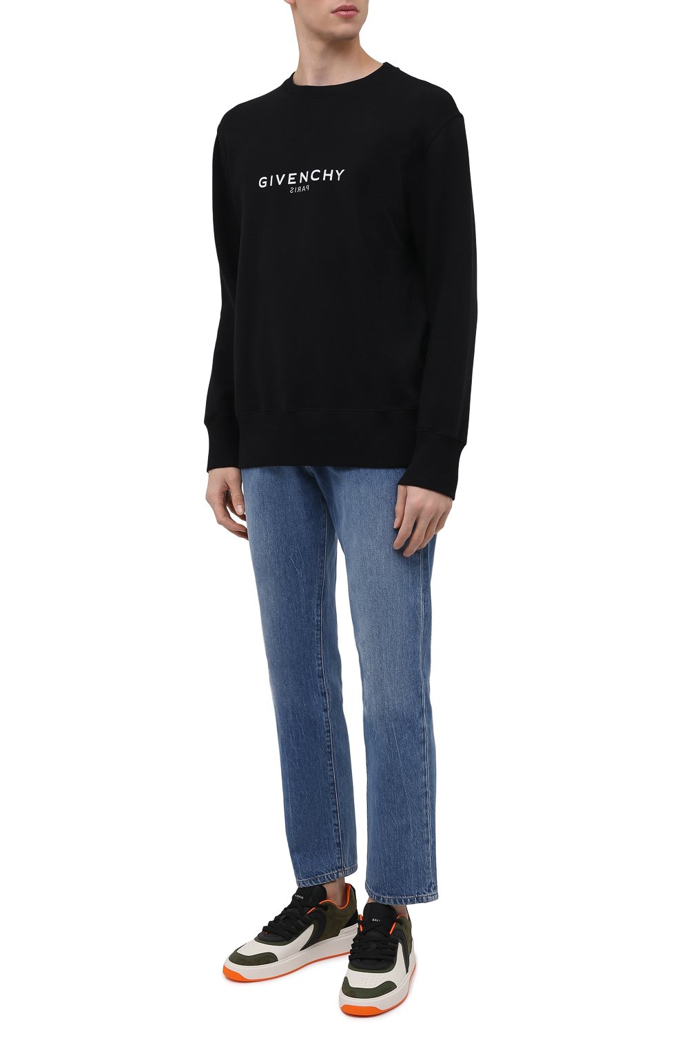 Комбинированные кеды b-skate BALMAIN, арт. XM1VI292/LGRC, фото 2