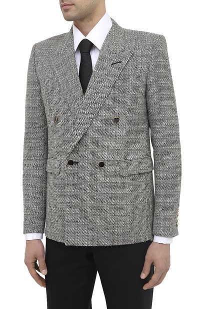 Шерстяной пиджак SAINT LAURENT, арт. 630750/Y1B10, фото 4