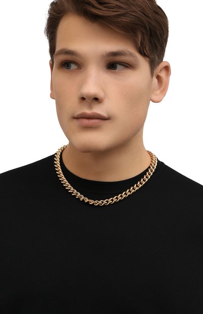 Колье FRAME CHAIN, арт. H00KY YELL0W AND WHITE G0LD, фото 3
