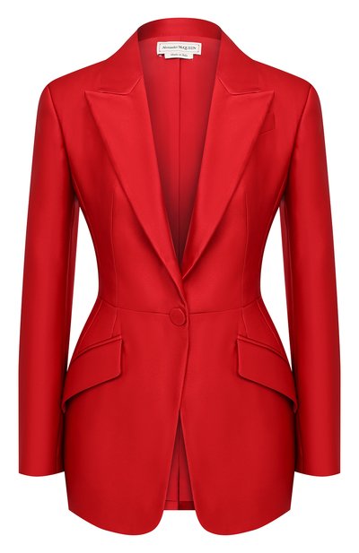 Шелковый жакет ALEXANDER MCQUEEN, арт. 636289/QBAAW, фото 1