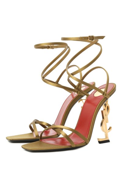 Текстильные босоножки opyum 110 SAINT LAURENT, арт. 817972/9QNBS, фото 1