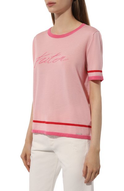 Пуловер из кашемира и шелка KITON, арт. D57701, фото 3