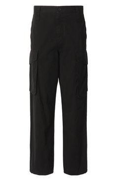 Мужские хлопковые брюки-карго MSGM черного цвета, арт. 3840MP232/257086 | Фото 1 (Длина (брюки, джинсы): Стандартные; Драгоценные камни: Проставлено; Материал сплава: Проставлено; Стили: Кэжуэл; Силуэт М (брюки): Карго; Случай: Повседневный; Материал внешний: Хлопок)