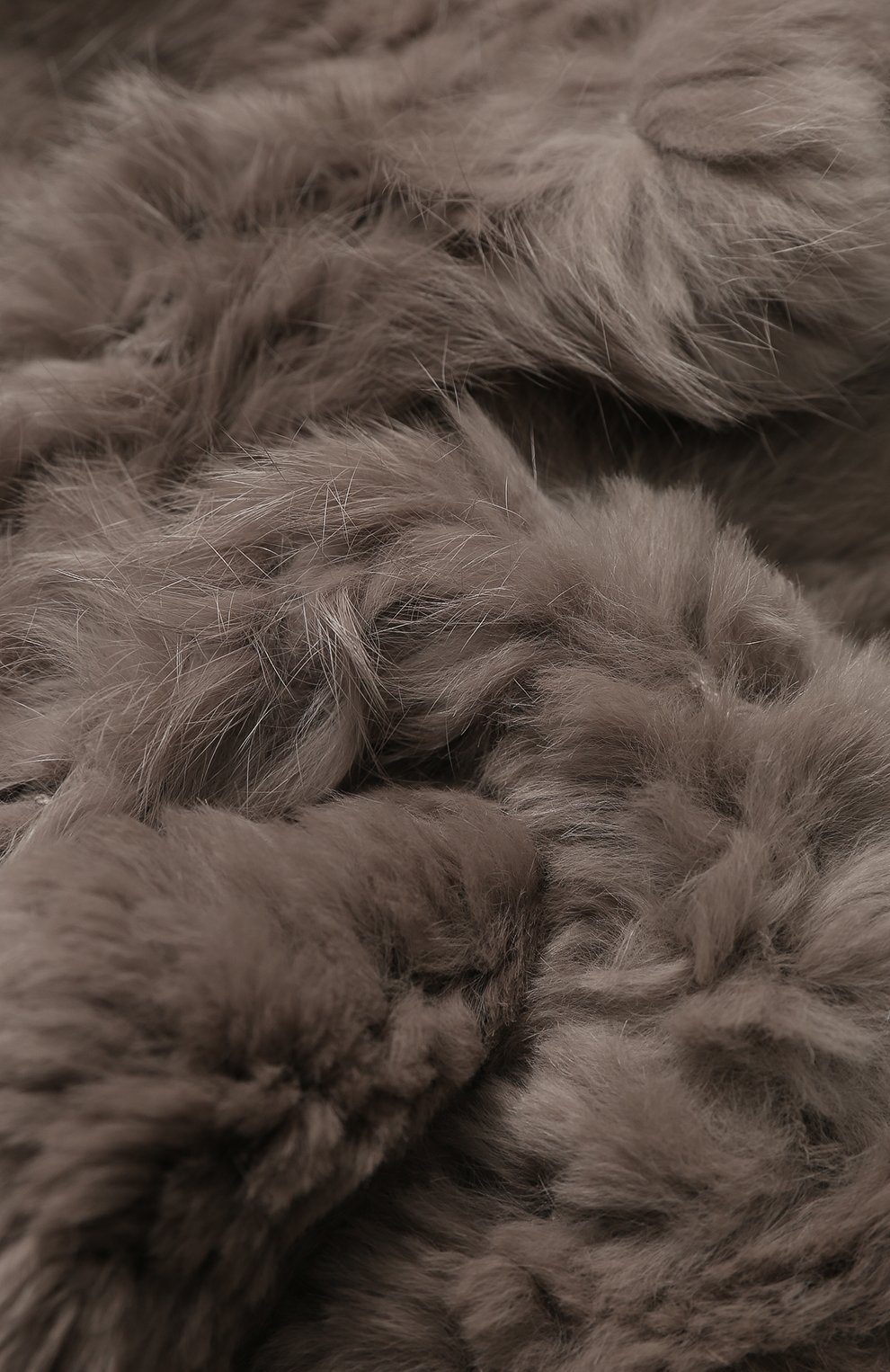 Меховой вязаный шарф YVES SALOMON, арт. 9WAA009XXRDLL, фото 2