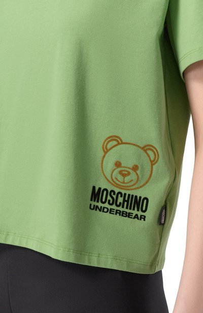 Хлопковая футболка MOSCHINO, арт. A0701/4406, фото 5
