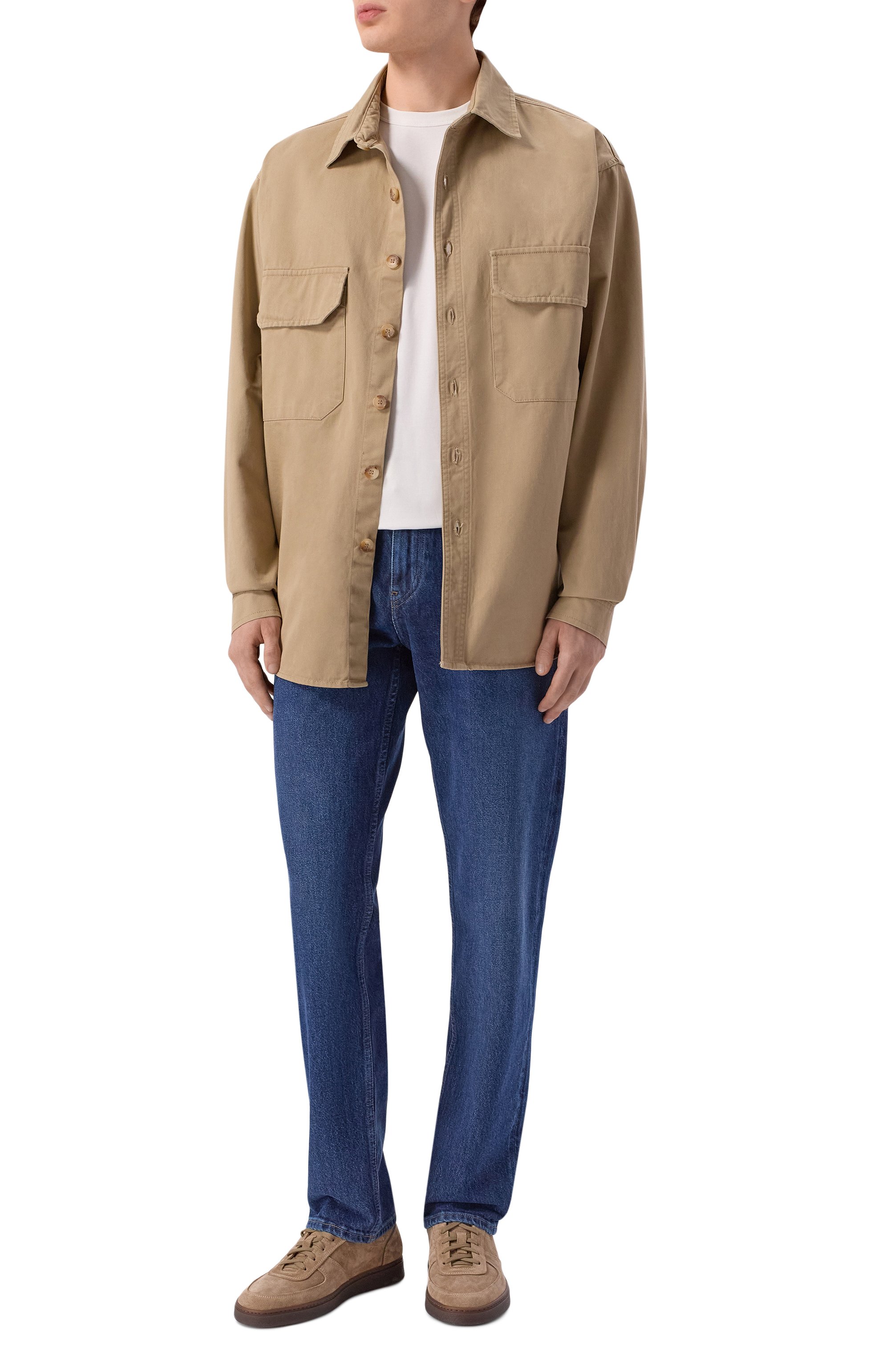 Хлопковая рубашка WHITE SAND, арт. 26SU20/63, фото 2