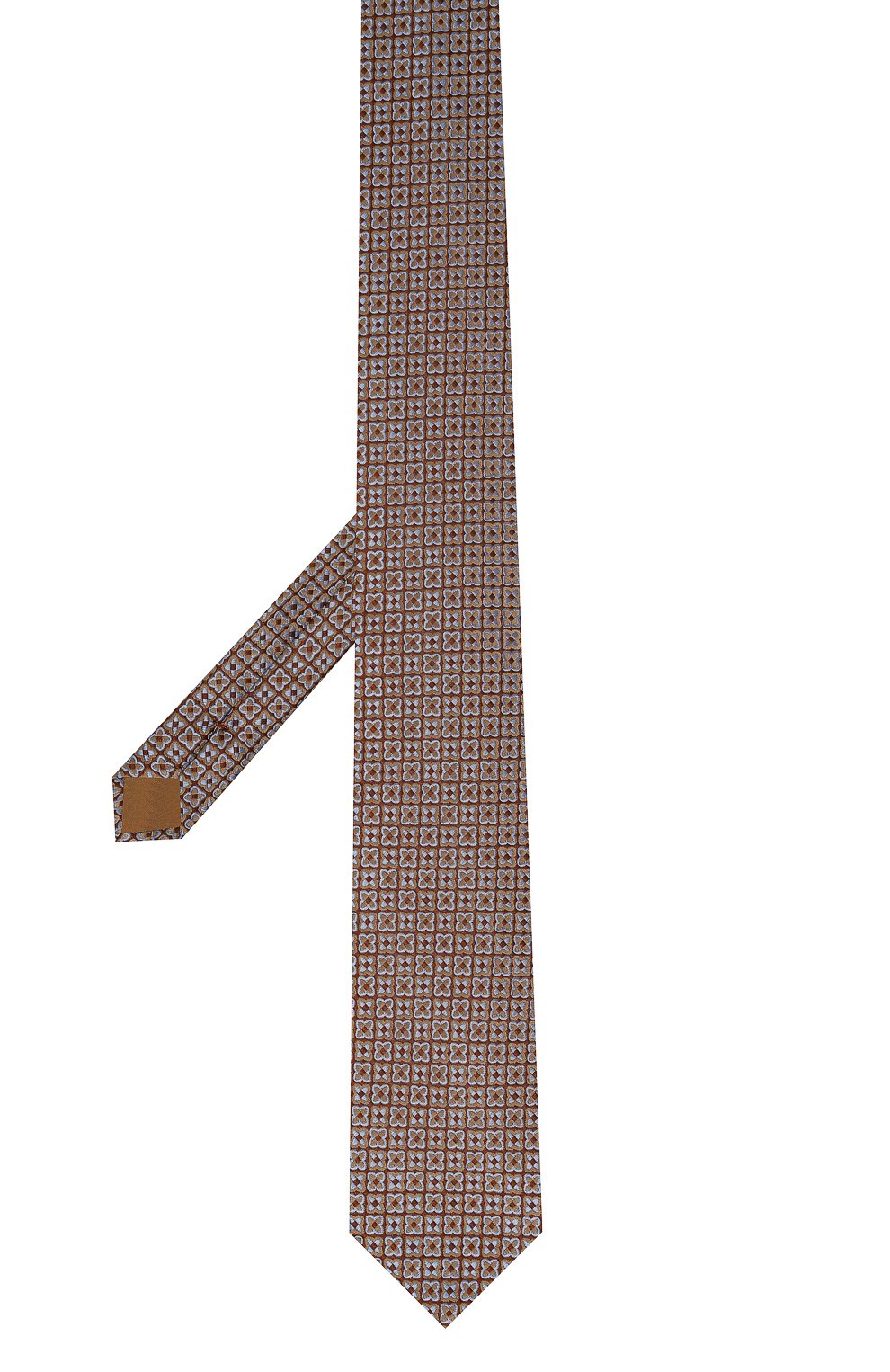 Шелковый галстук BROUBACK коричневого цвета по цене 6795 руб., арт. TIE 8CM/SS24, фото 3 Шелковый галстук BROUBACK, арт. TIE 8CM/SS24, фото 3