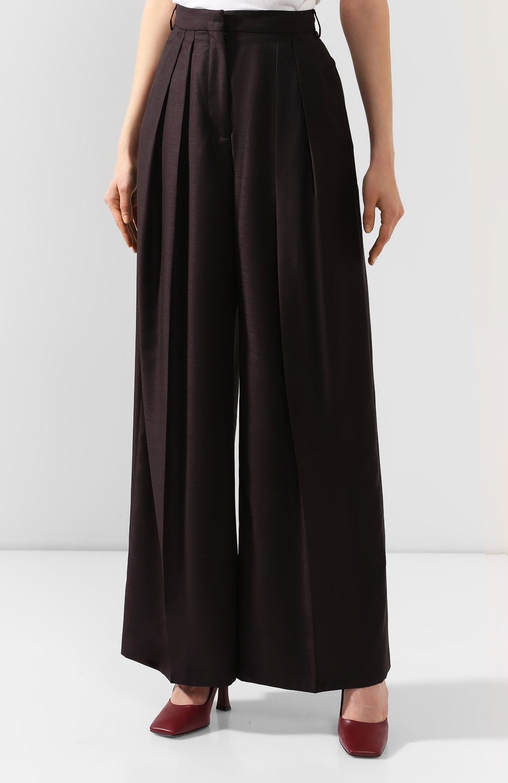 Брюки ACNE STUDIOS фиолетового цвета по цене 39400 руб., арт. AK0155, фото 3 Брюки ACNE STUDIOS, арт. AK0155, фото 3