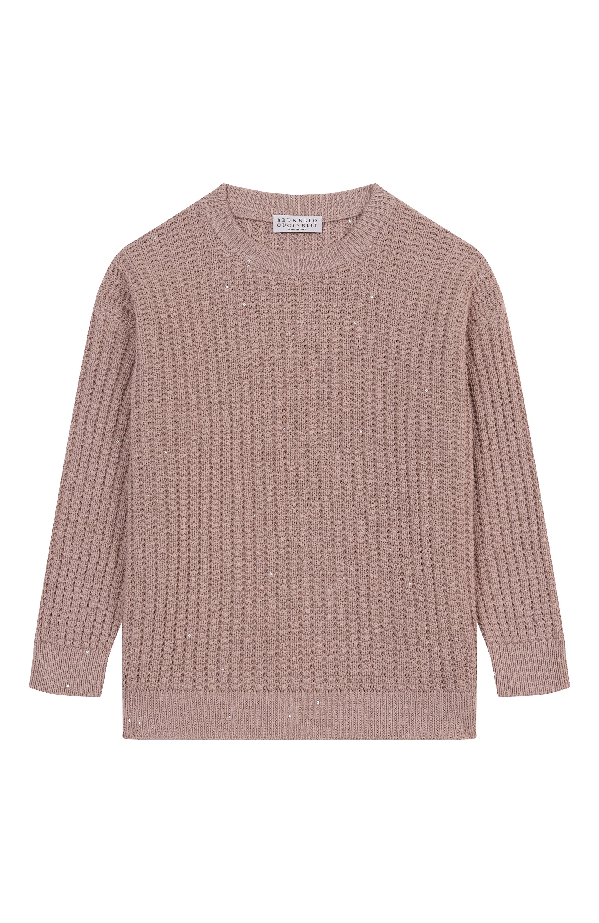 Хлопковый свитер BRUNELLO CUCINELLI, арт. BDVM78100A, фото 1