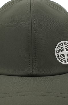 Мужская бейсболка STONE ISLAND зеленого цвета, арт. 731599222 | Фото 3 (Материал: Текстиль, Синтетический материал; Нос: Не проставлено)