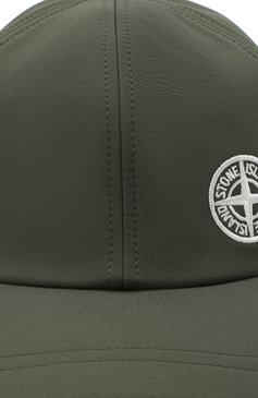 Мужская бейсболка STONE ISLAND зеленого цвета, арт. 731599222 | Фото 3 (Материал: Текстиль, Синтетический материал)