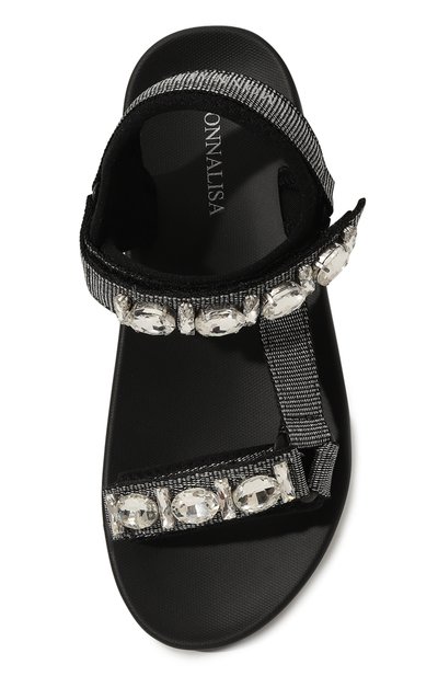 Текстильные сандалии MONNALISA, арт. 87C000, фото 4