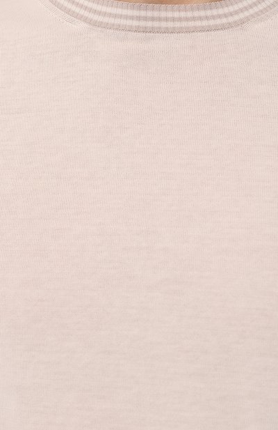 Хлопковый джемпер ELEVENTY PLATINUM кремового цвета по цене 29950 руб., арт. G76MAGG41 MAG0G022, фото 5 Хлопковый джемпер ELEVENTY PLATINUM, арт. G76MAGG41 MAG0G022, фото 5