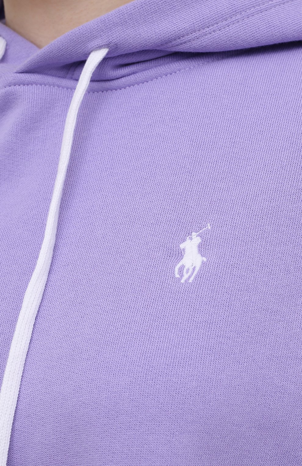 Хлопковое худи POLO RALPH LAUREN сиреневого цвета по цене 21800 руб., арт. 211843275, фото 5 Хлопковое худи POLO RALPH LAUREN, арт. 211843275, фото 5