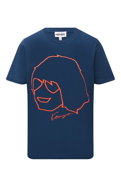 Женская хлопковая футболка KENZO, арт. FB62TS6664SB