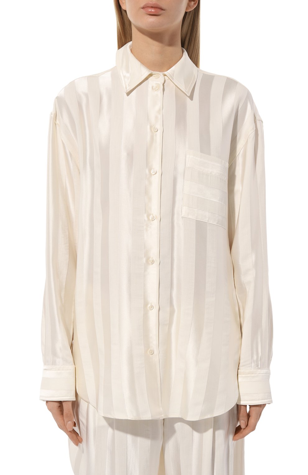 Рубашка из вискозы и хлопка LOULOU DE SAISON, арт. GRANT, фото 3