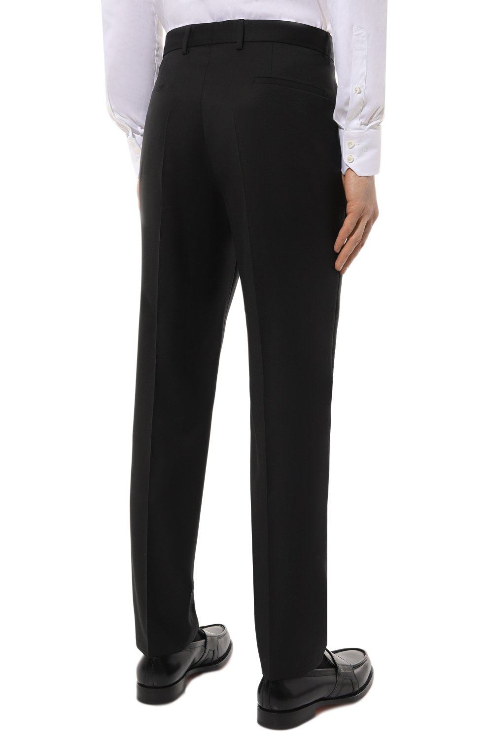 Шерстяные брюки BOSS, арт. 50469174, фото 4