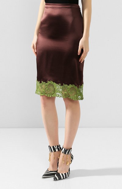 Шелковая юбка VERSACE, арт. A84586/A231743, фото 3