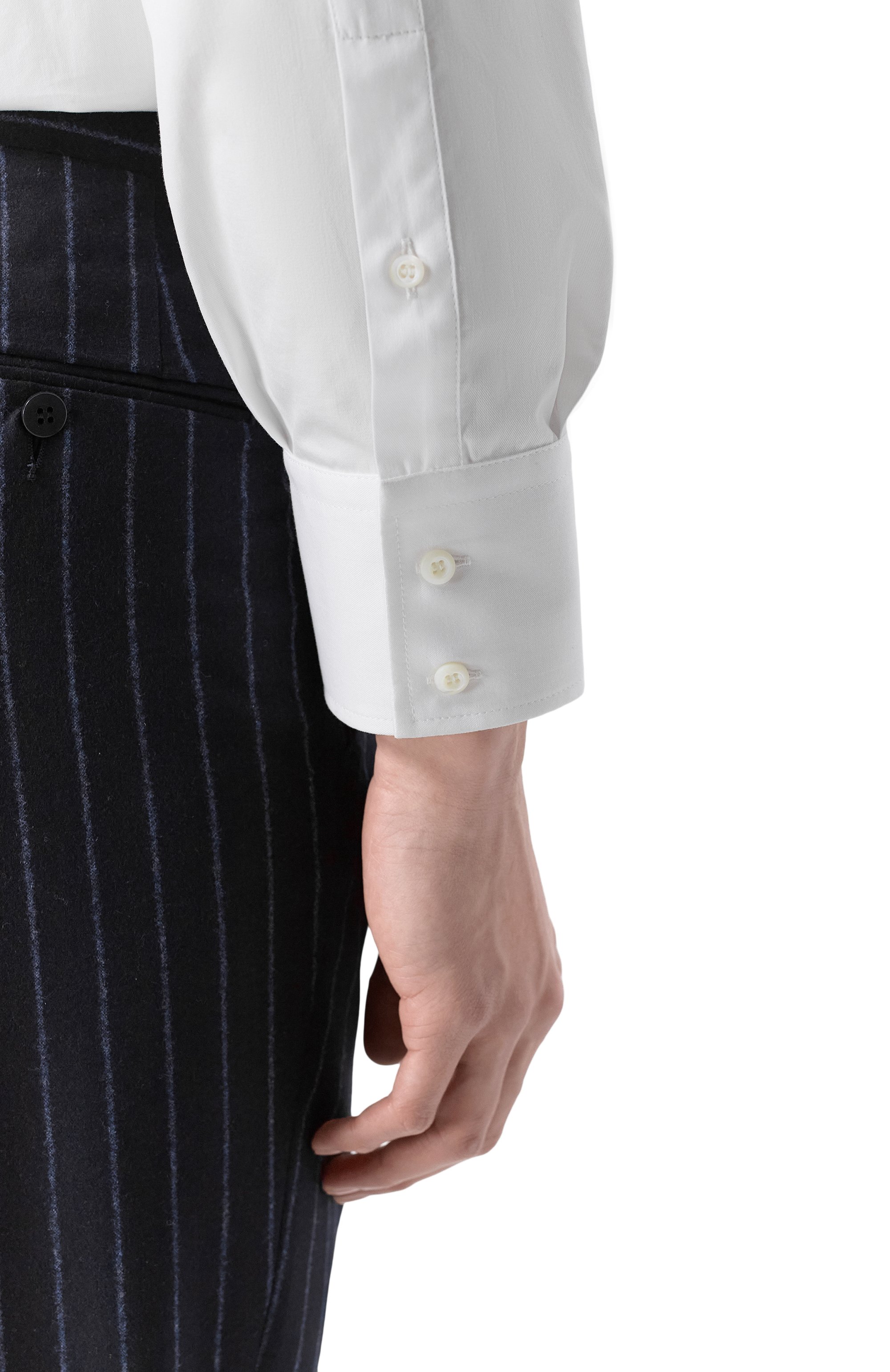 Хлопковая сорочка BRUNELLO CUCINELLI, арт. MBUC40028, фото 5