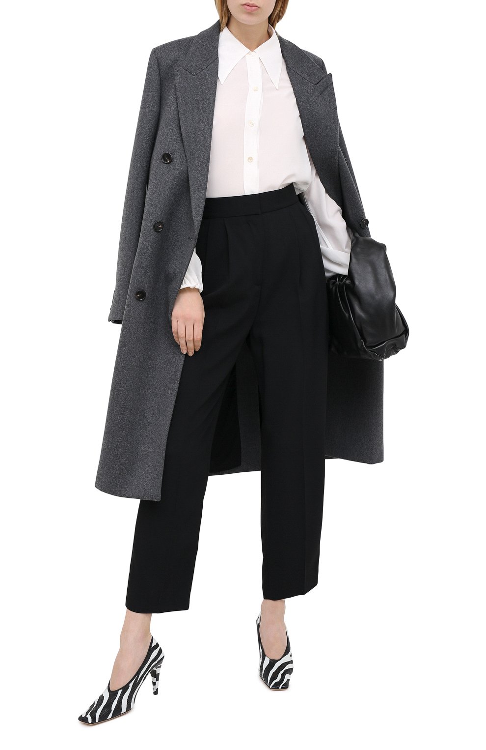 Брюки MSGM черного цвета по цене 37800 руб., арт. 2943MDP04 207600, фото 2 Брюки MSGM, арт. 2943MDP04 207600, фото 2