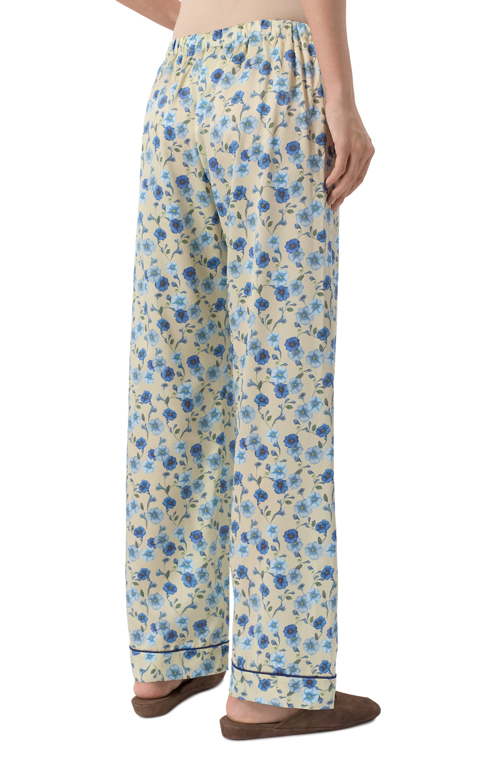 Шелковые брюки PRIMROSE, арт. 7W.500B.FLW01, фото 4