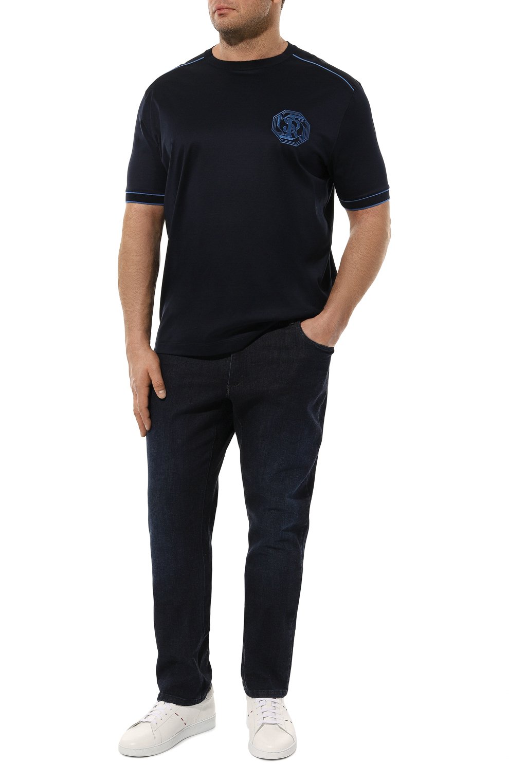 Хлопковая футболка STEFANO RICCI, арт. K111031G10/T24152, фото 2