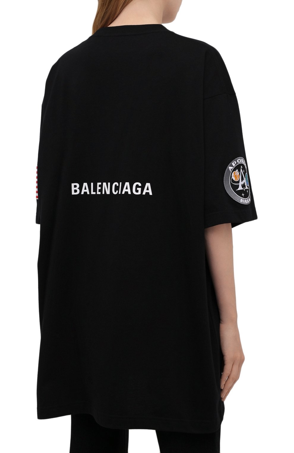 Хлопковая футболка BALENCIAGA, арт. 651795/TKVD7, фото 4